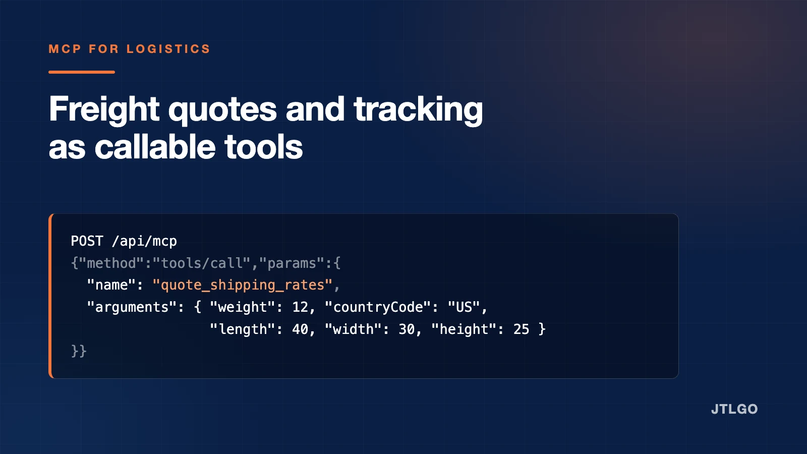MCP Server for Freight Quotes and Shipment Tracking